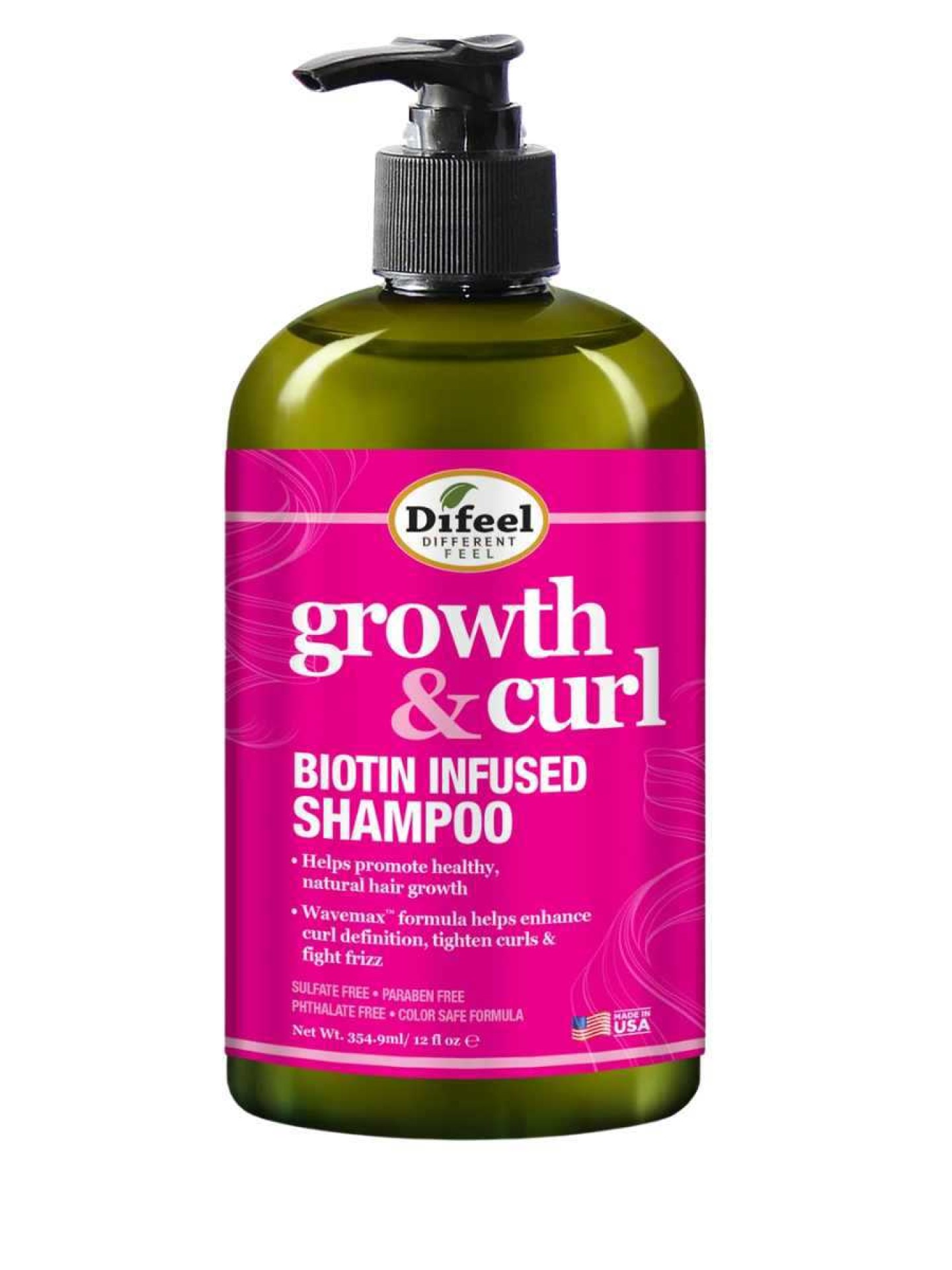 Difeel Growth & Curl Biotin Shampoo 355ml