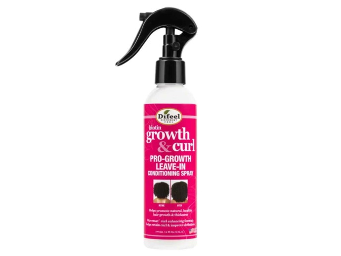 Difeel Growth & Curl Leave-In Spray 177ml