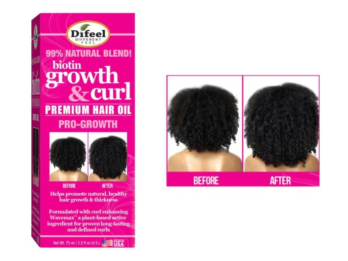 Difeel Biotin Growth & Curl Premium Hair Oil 75ml