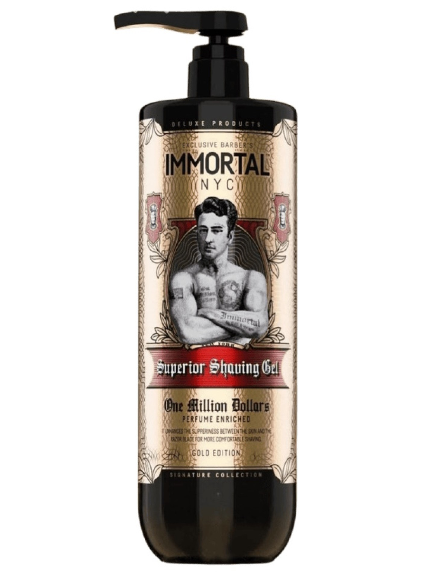 IMMORTAL NYC Superior Shaving Gel One Million Dollars 1000ml