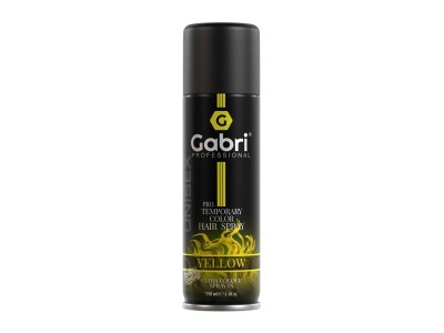 Gabri Pro Temporary Hair Color Spray Yellow 150ml - Image product