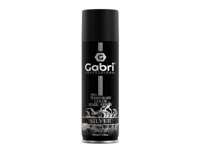 Gabri Pro Temporary Hair Color Spray Silver 150ml - Image product