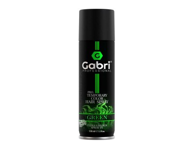 Gabri Pro Temporary Hair Color Spray Green 150ml - Image product