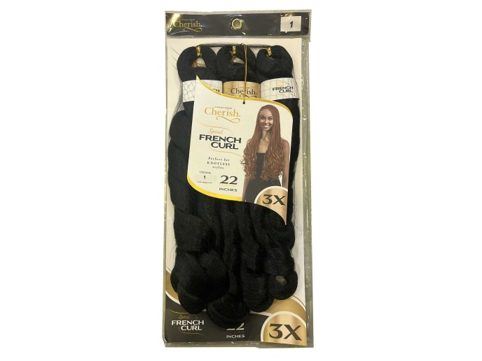 Cherish Bulk 3X Spiral French Curl 22 - 1