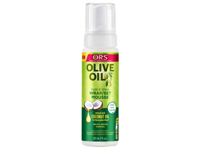 Olive Oil Wrap Set Mousse Coconut Oil 7oz
