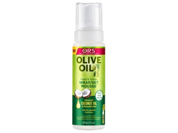 Olive Oil Wrap Set Mousse Coconut Oil 7oz