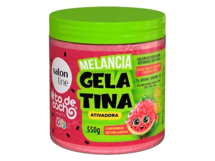 Salon Line Kids Gelatina Capilar Ativadora Melância 550g