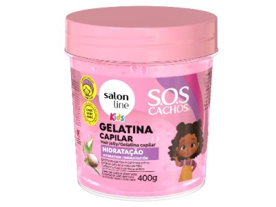 Salon Line Kids SOS Cachos Gelatina Capilar Hidrata��o 400g - Image product
