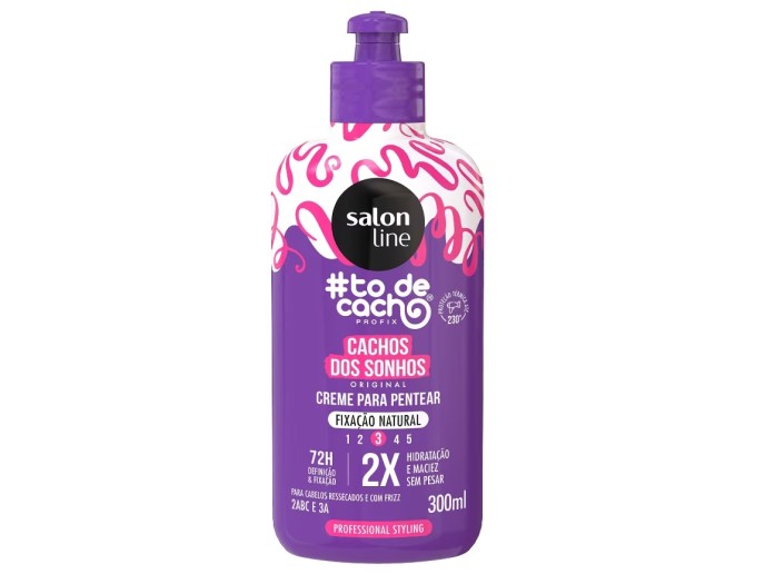 Salon Line Creme P/ Pentear Cachos dos Sonhos 300ml