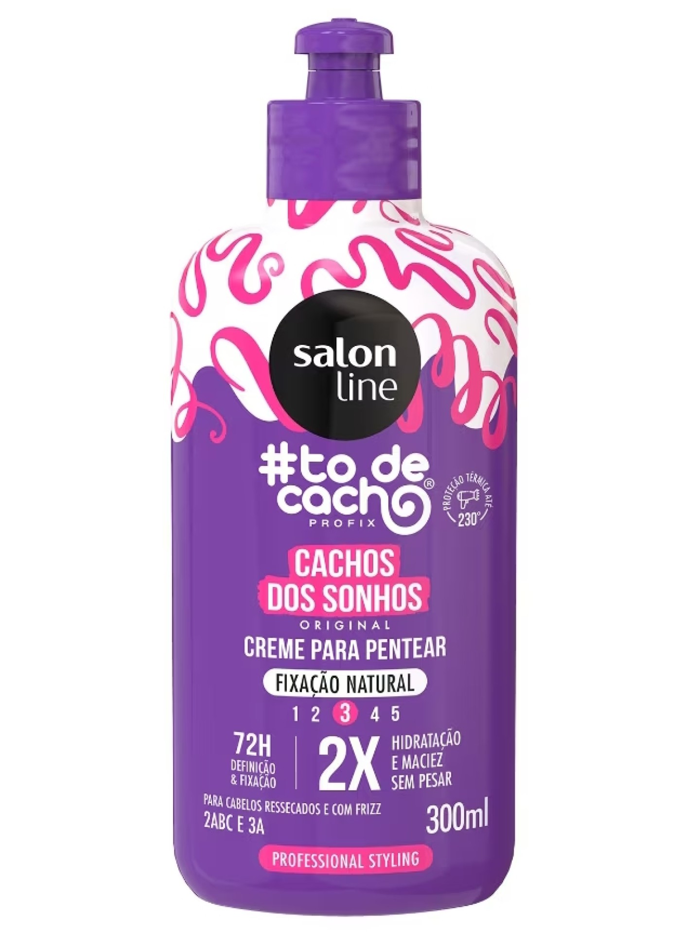 Salon Line Creme P/ Pentear Cachos dos Sonhos 300ml