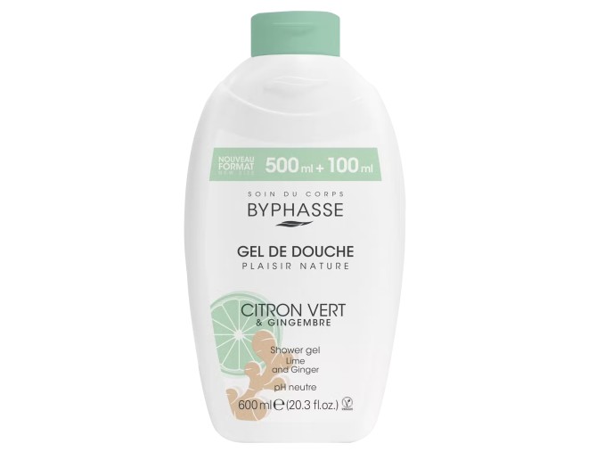 BYPHASSE PLAISIR SHOWER GEL LIME & GINGER 600ML