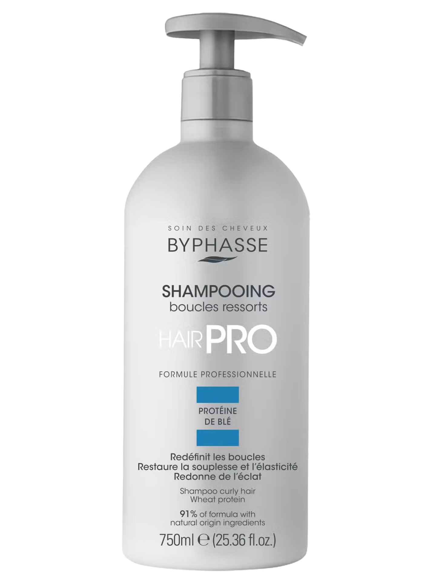 BYPHASSE HAIR PRO SHAMPOO BOUCLES RESSORTS 750ML