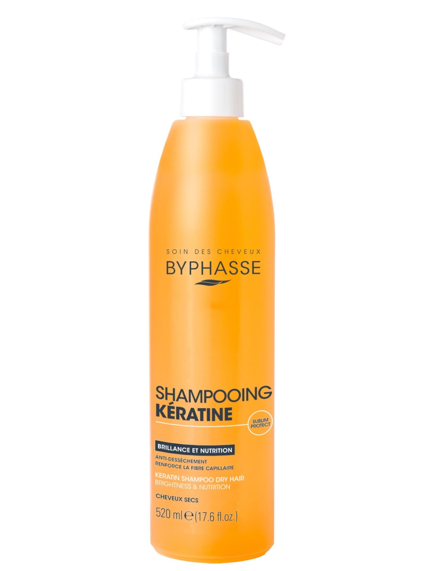 BYPHASSE SUBLIM PROTECT SHAMPOO KERATIN 520ML