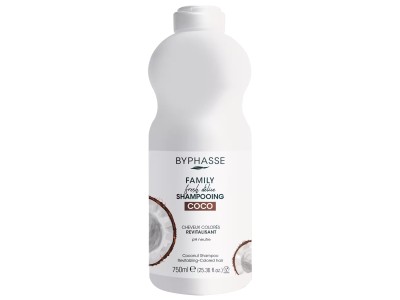 BYPHASSE FAMILY SHAMPOO COCONUT 750ML - Image product