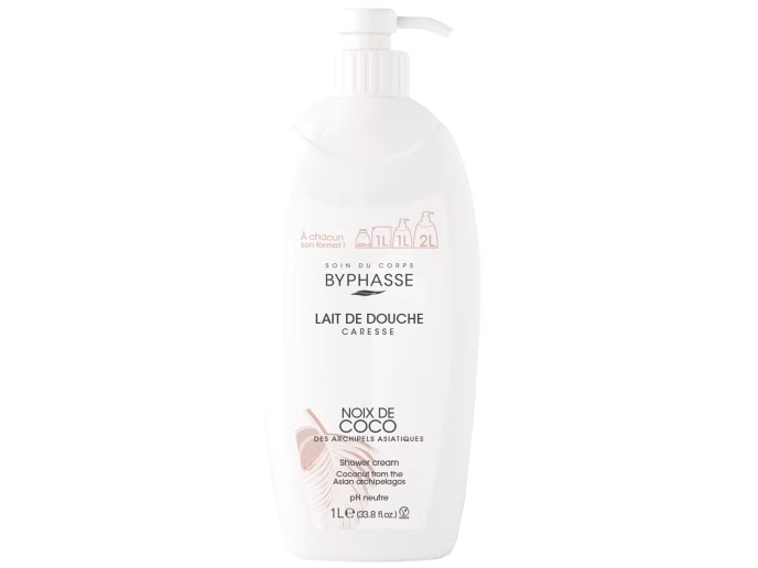 BYPHASSE CARESSE SHOWER CREAM COCONUT 1L