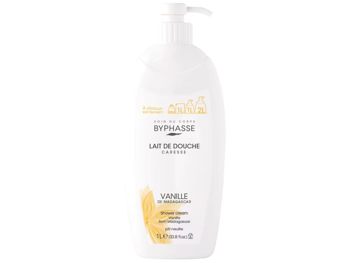 BYPHASSE CARESSE SHOWER CREAM VANILLA FLOWER 1L