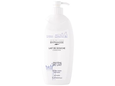 BYPHASSE CARESSE SHOWER CREAM MILK PROTEIN 1L - Image product