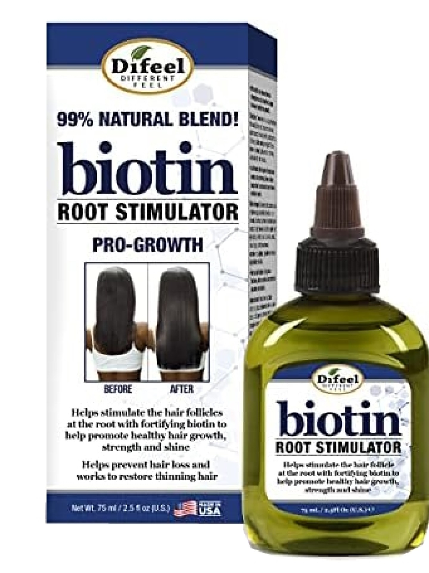 Difeel Biotin Root Stimulator Pro-Growth 75ml