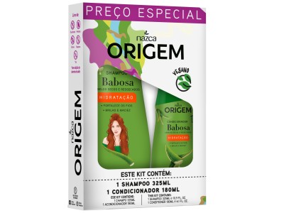 ORIGEM Kit Shampoo + Cond. Babosa - Image product