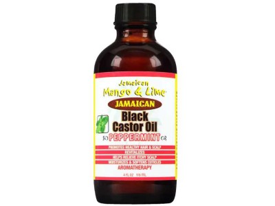 JM Black Castor Oil Peppermint 4oz. - Image product