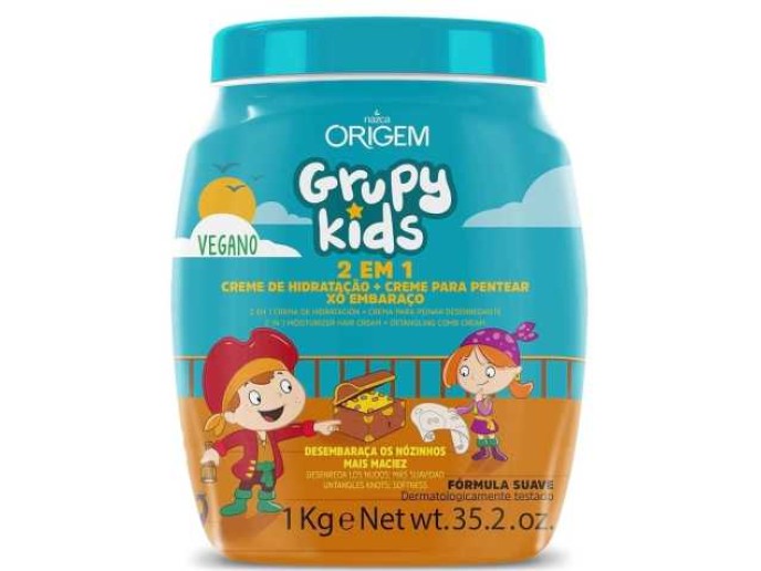 Grupy Kids 2em1 Cr. Hidrata��o + Cr. Pentear X� Embara�o 1Kg