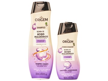 ORIGEM Kit Shampoo + Cond. Bomba Acido Hialurnico 325+180ml