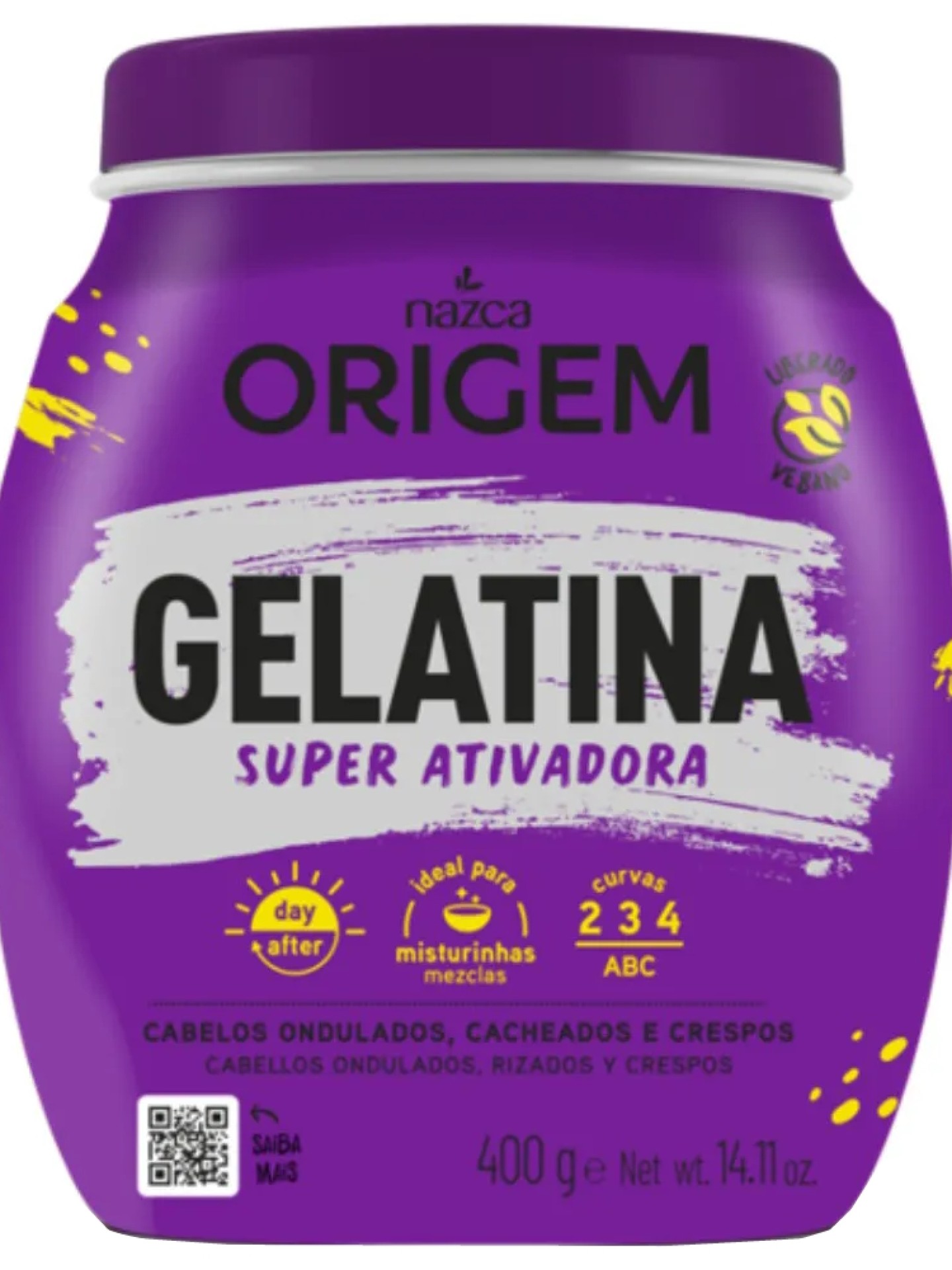 ORIGEM Gelatina Super Ativadora Cond. 400gr