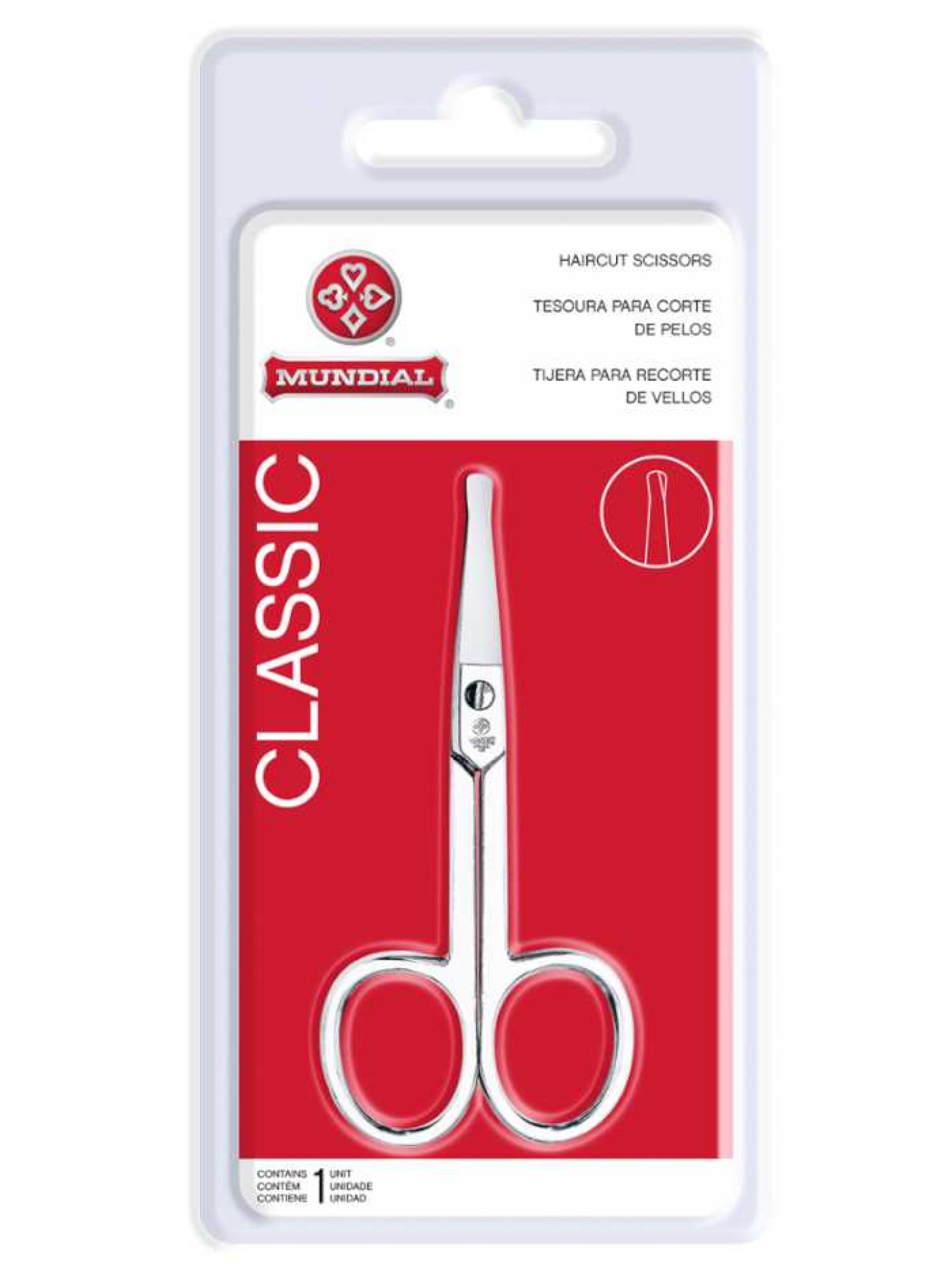 Mundial Tesoura P/ Corte de Pelos Classic Brilliant