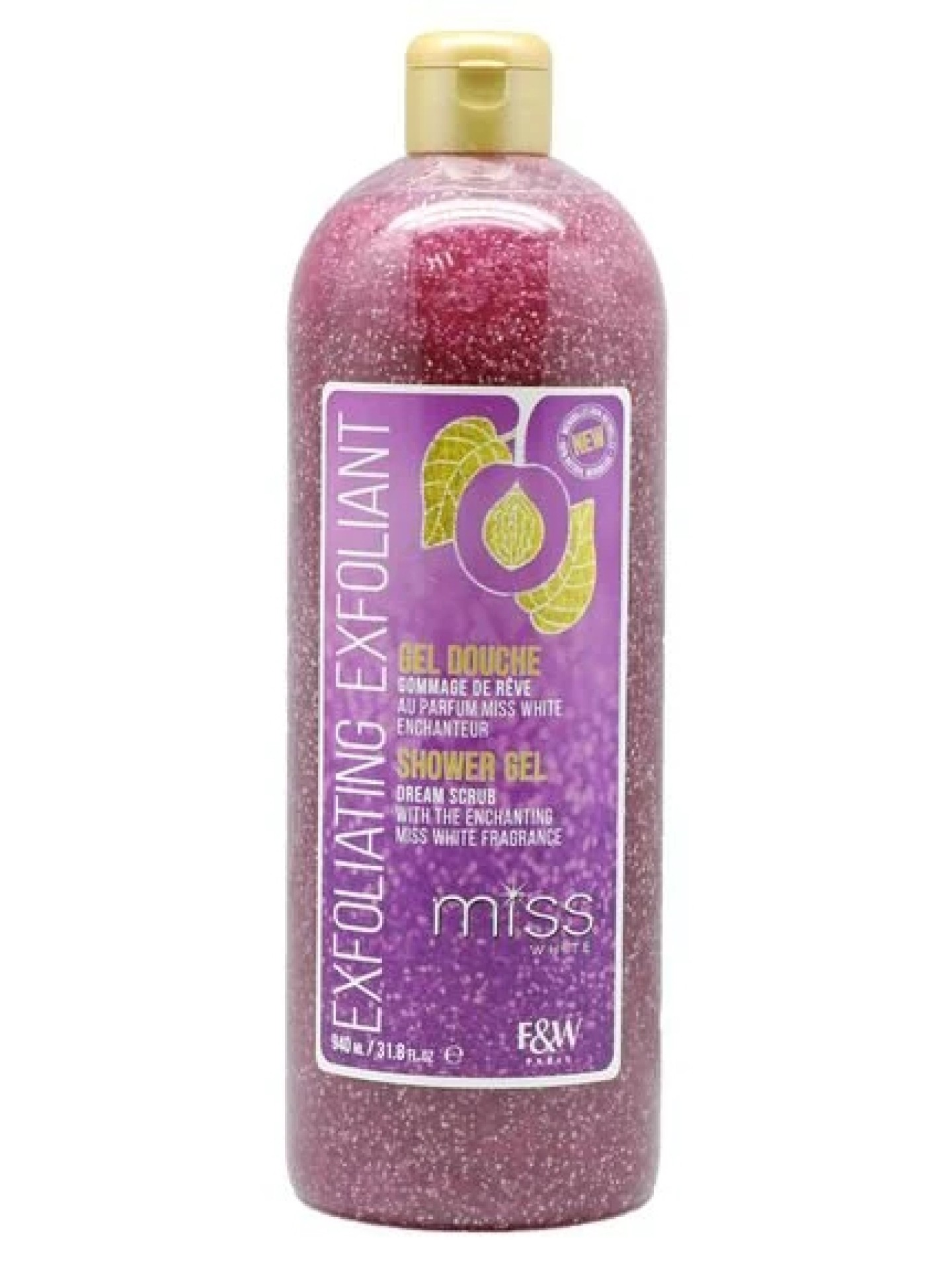 FW Miss White Gel Douche Exfoliant 940ml