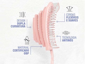 Andreia Escova Pro Wave Detangler - Azul