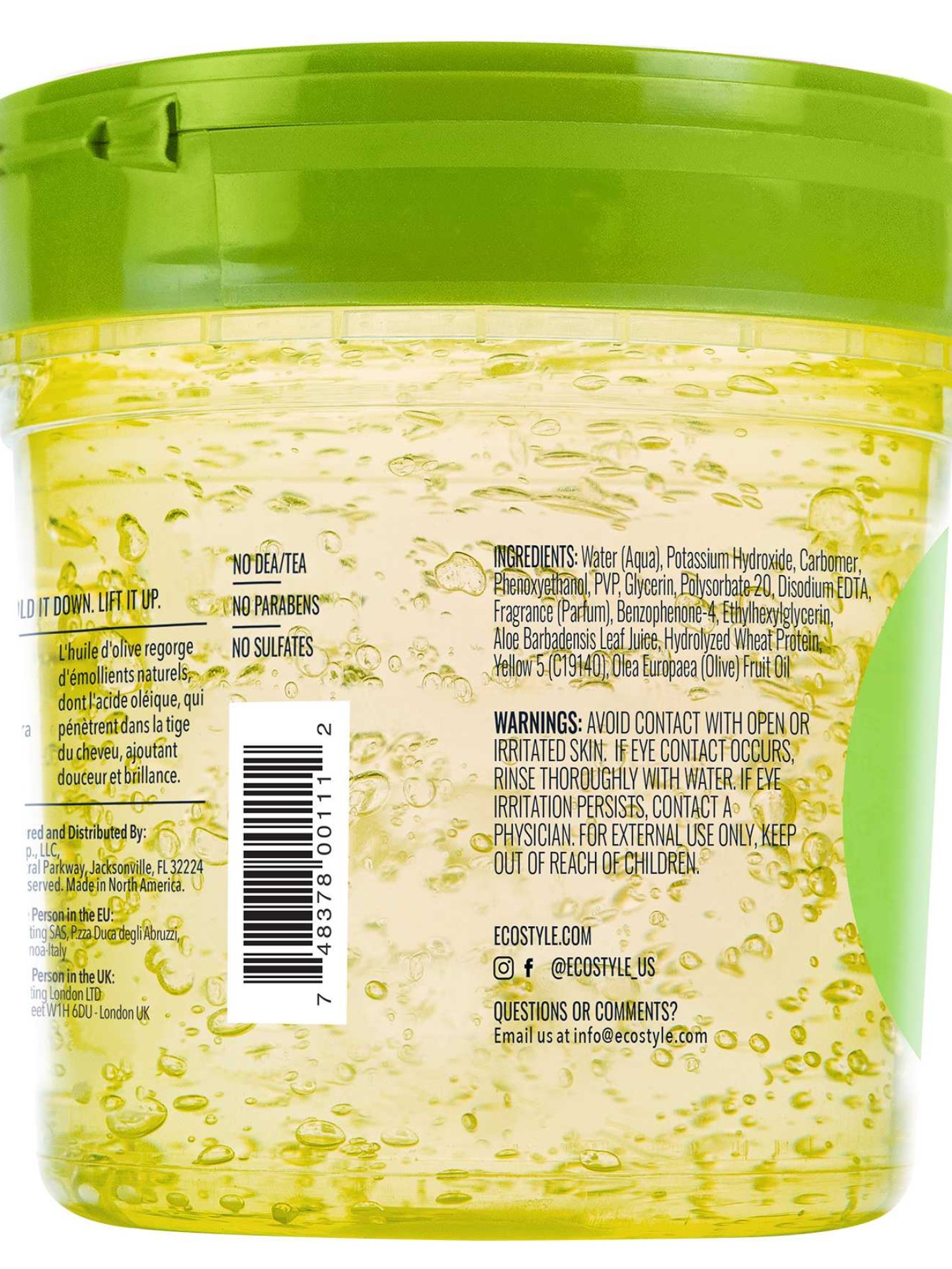 ECO Styler Olive Oil Hair Gel 16oz. I811A