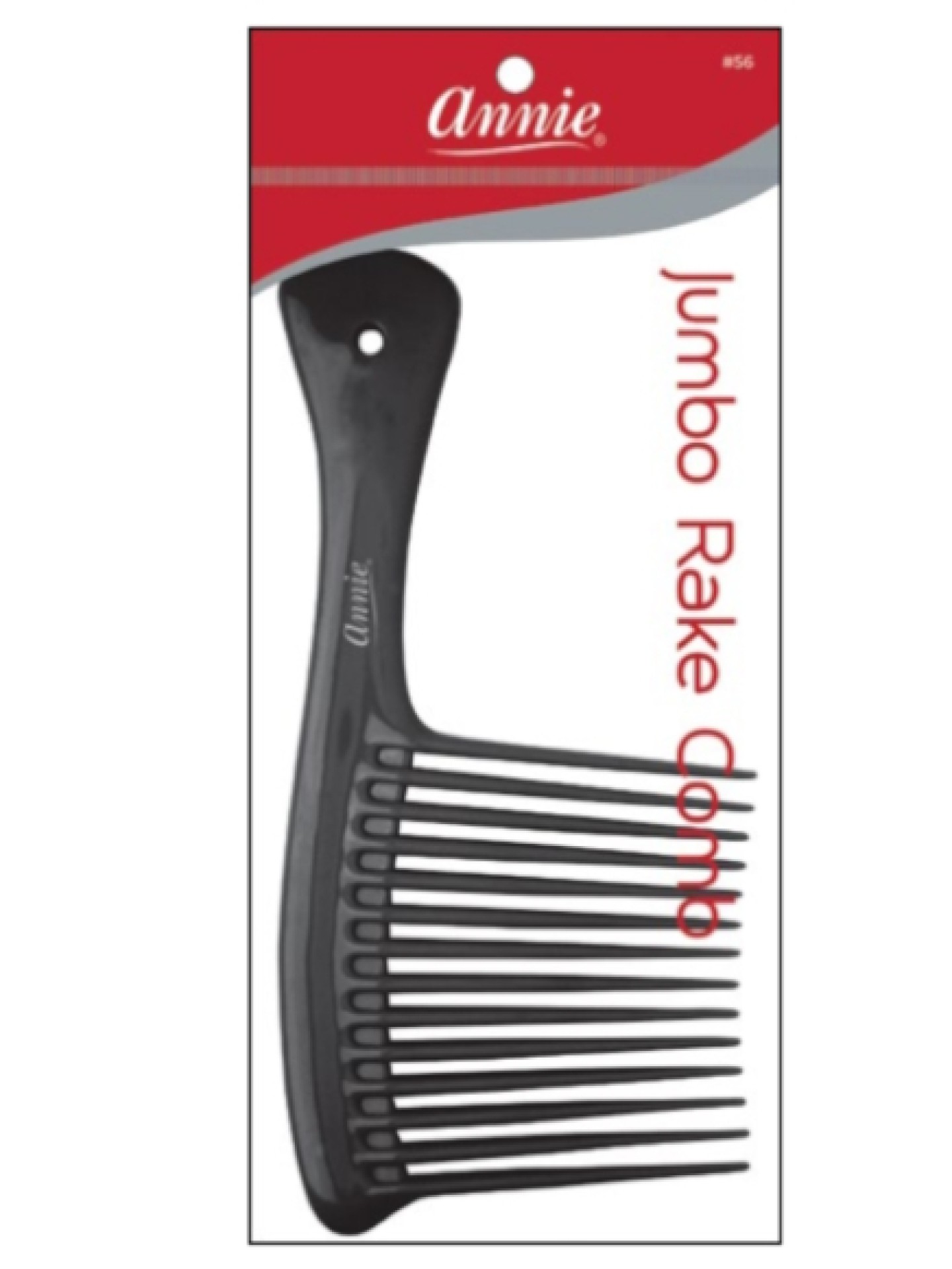 Annie Jumbo Rake Comb Black