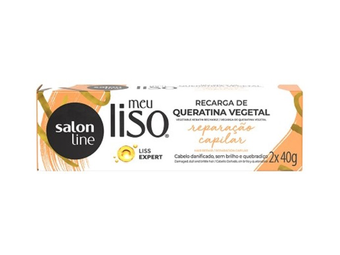 Salon Line Recarga de Quertatina Vegetal 2x40g