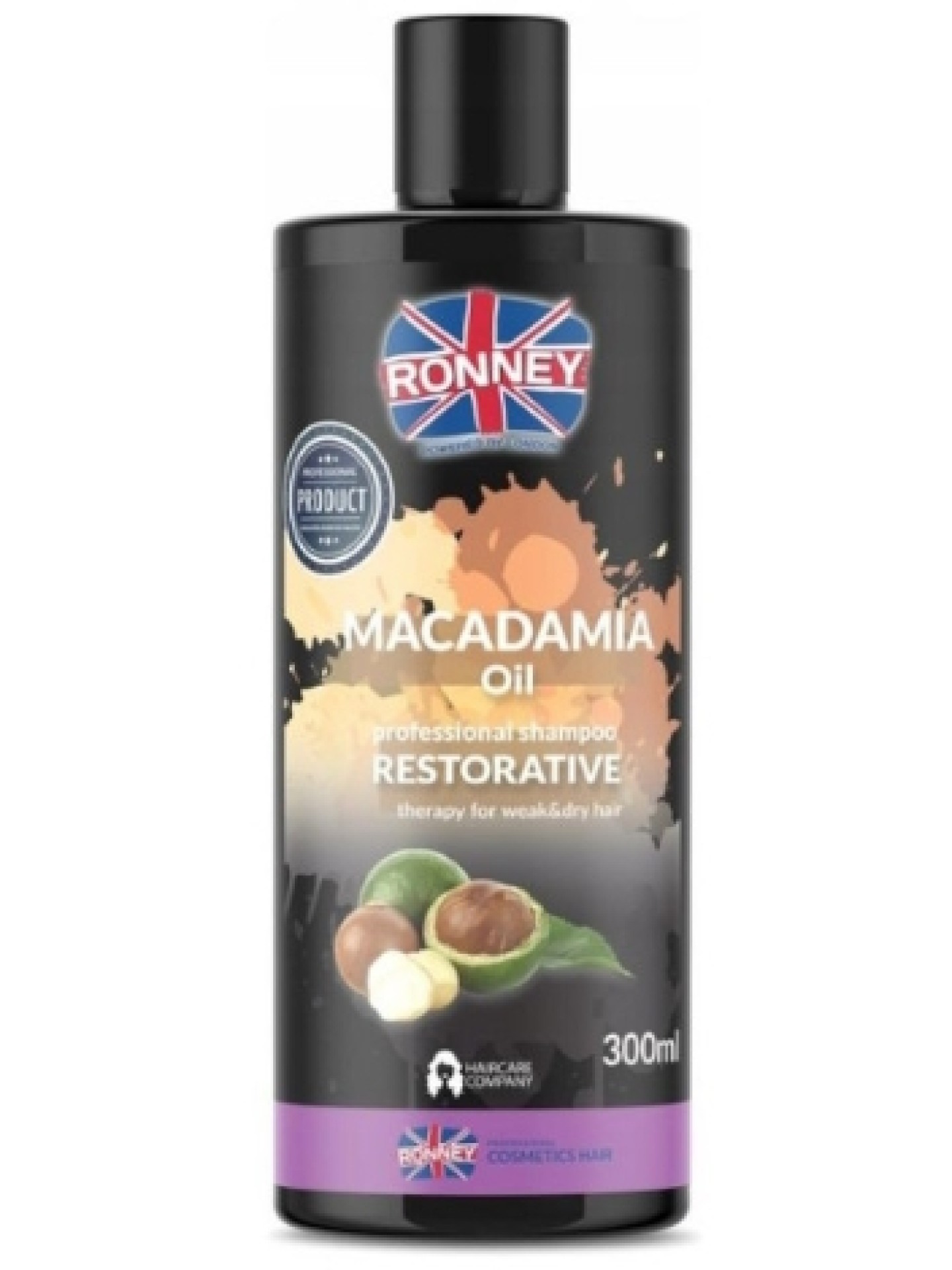 Ronney Shampoo Fortalecedor C/ Óleo de Macadamia 300ml