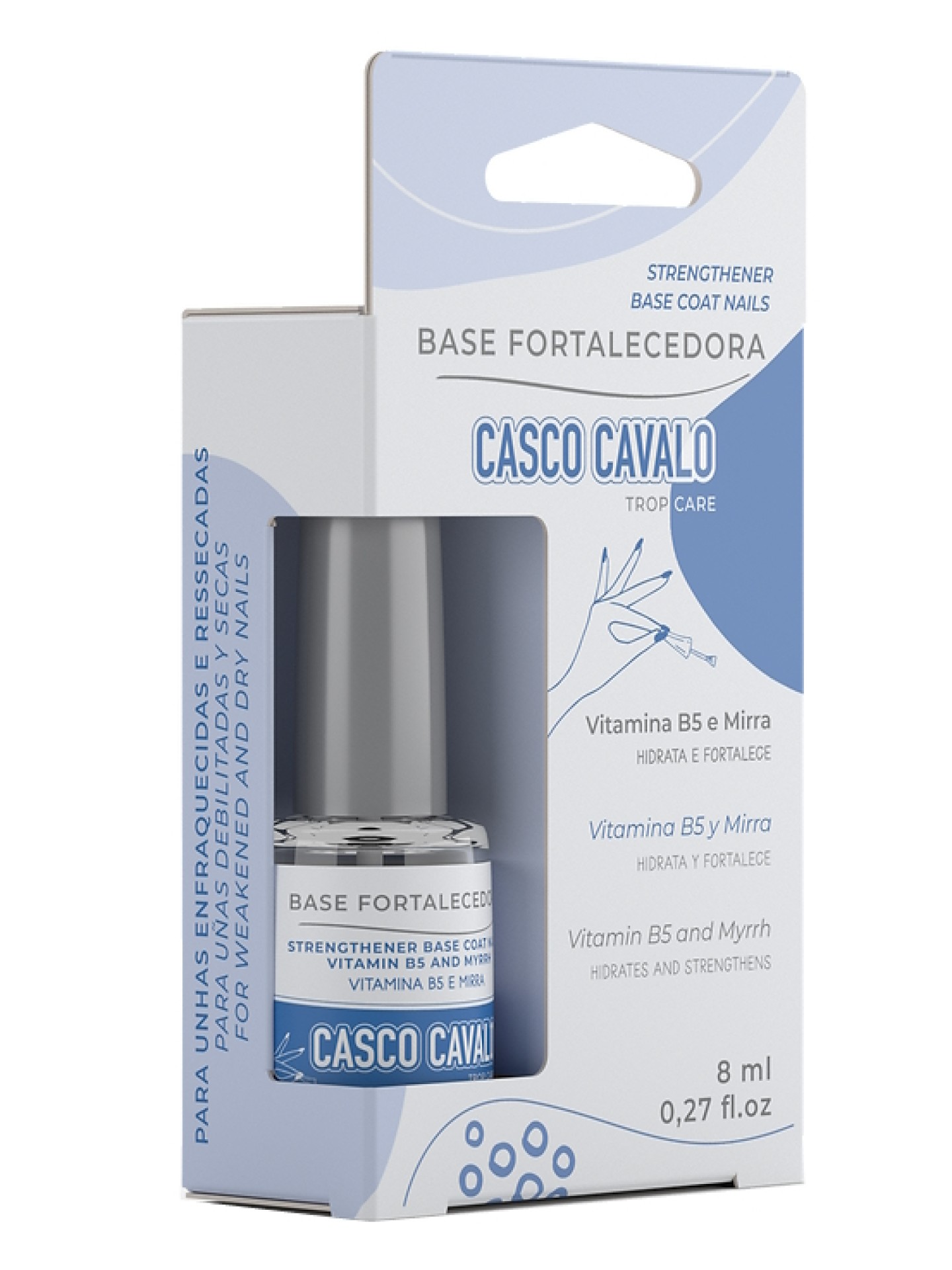 Base Fortalecedora Vitamina B5 e Mirra 8ml