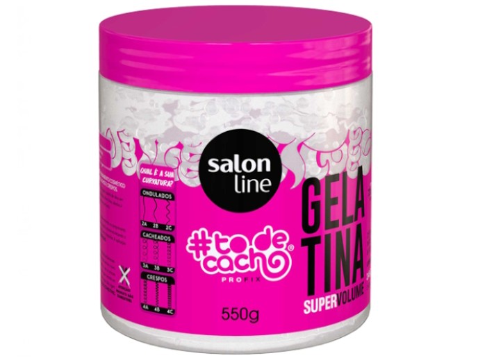 Salon Line Gelatina Super Volume 550g