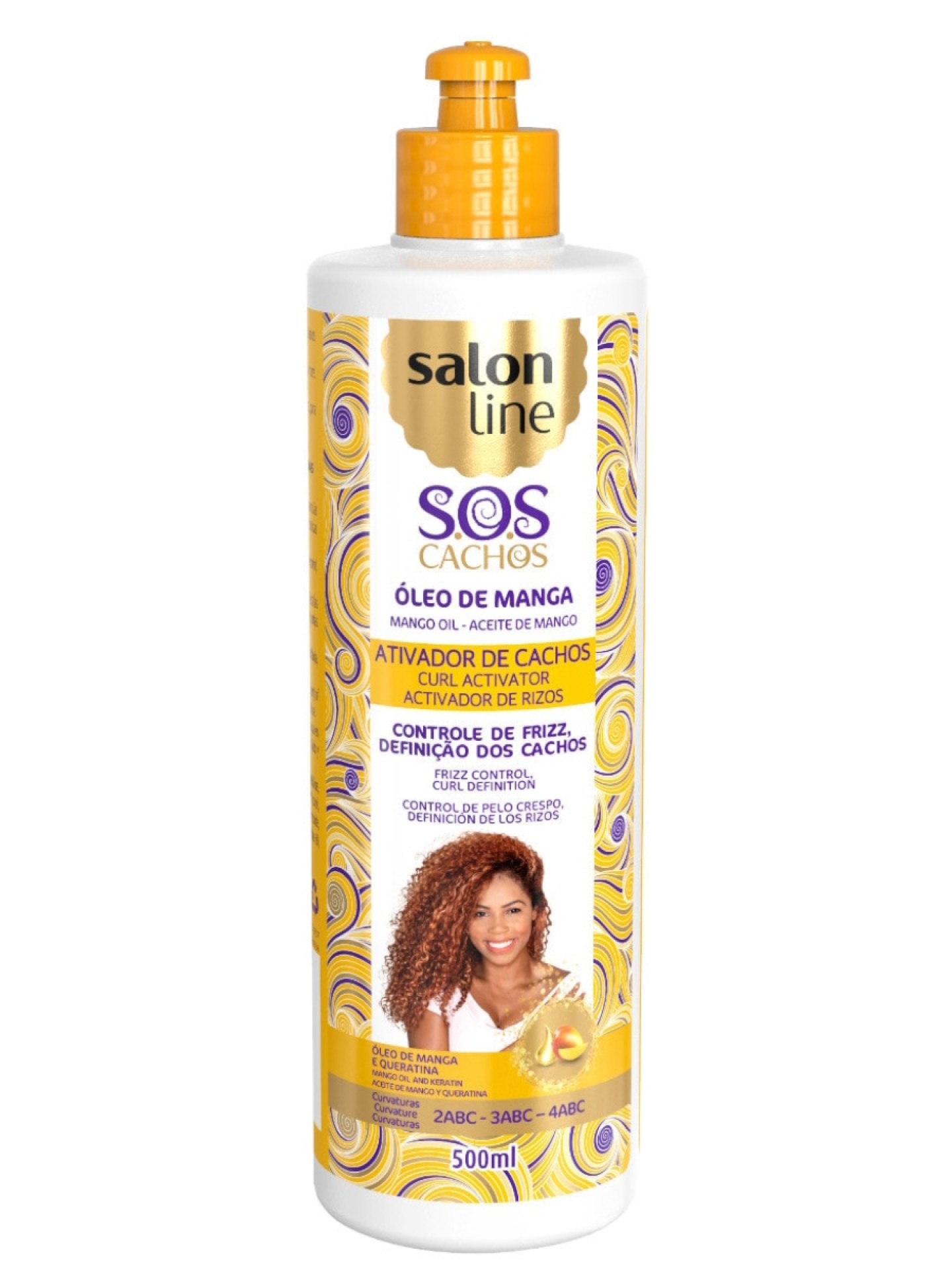 Salon Line Ativador de Cachos Óleo de Manga 500ml