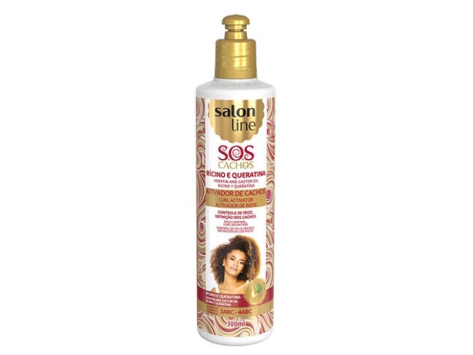 Salon Line Ativador de Cachos Rícino e Queratina 300ml