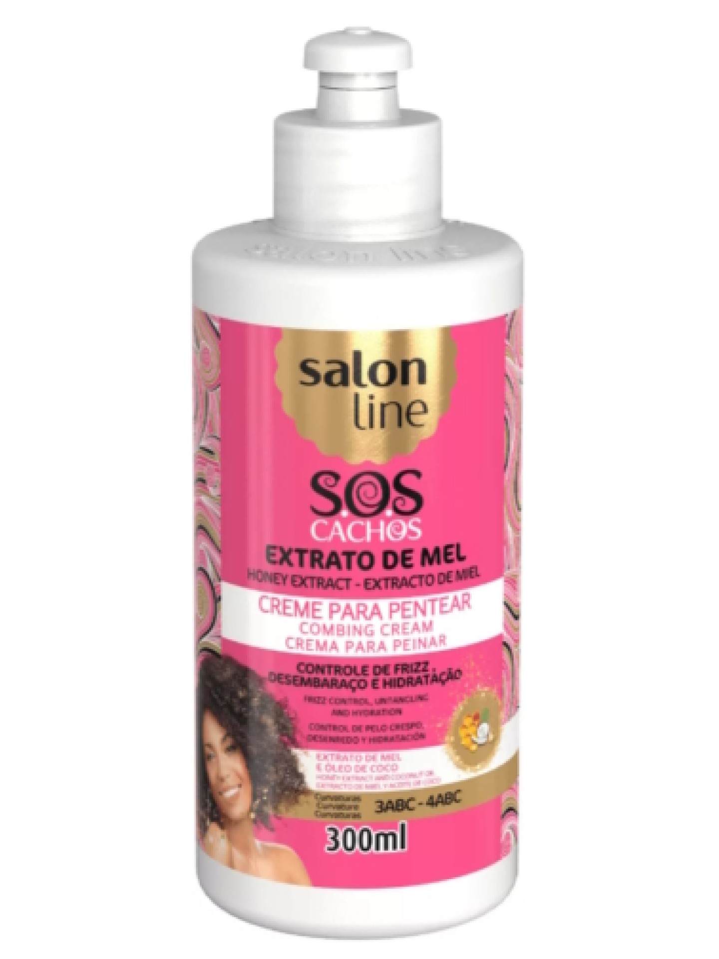 Salon Line Creme P/ Pentear Extrato de Mel 300ml