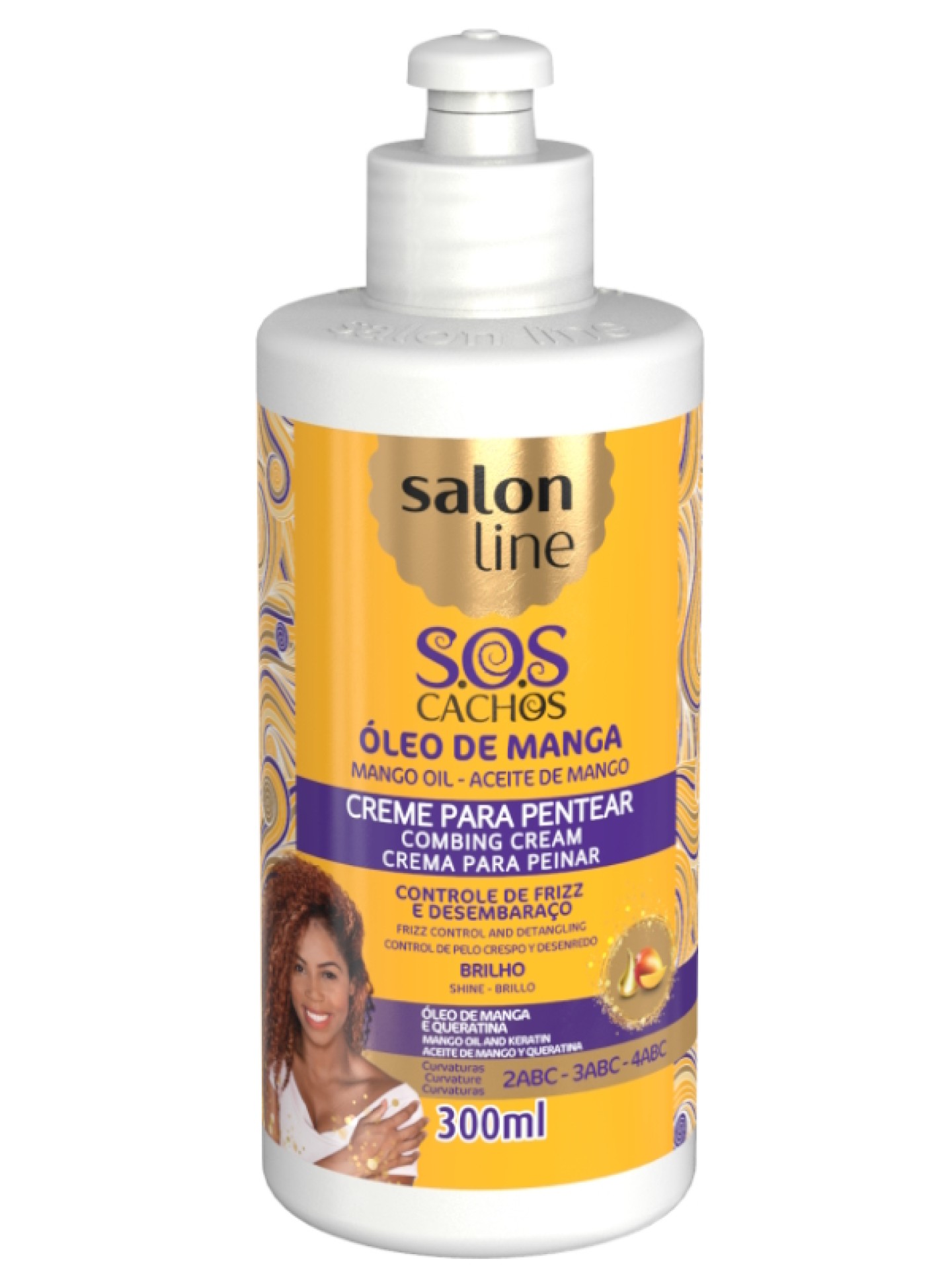 Salon Line Creme P/ Pentear Óleo de Manga 300ml