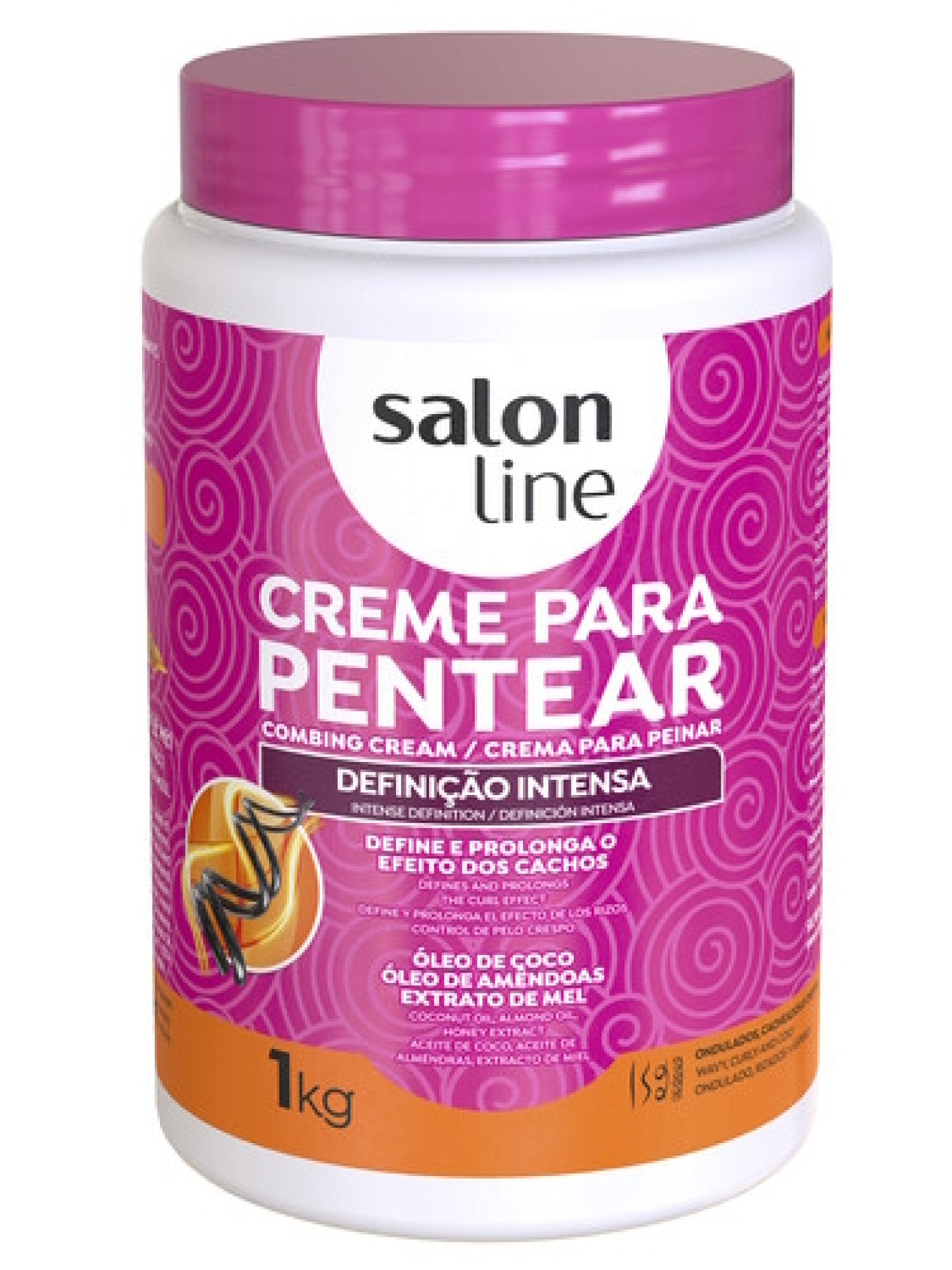 Salon Line Creme P/ Pentear Definição Intensa 1kg