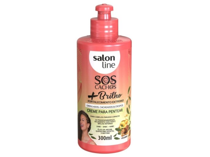 Salon Line Creme P/ Pentear +Brilho 300ml