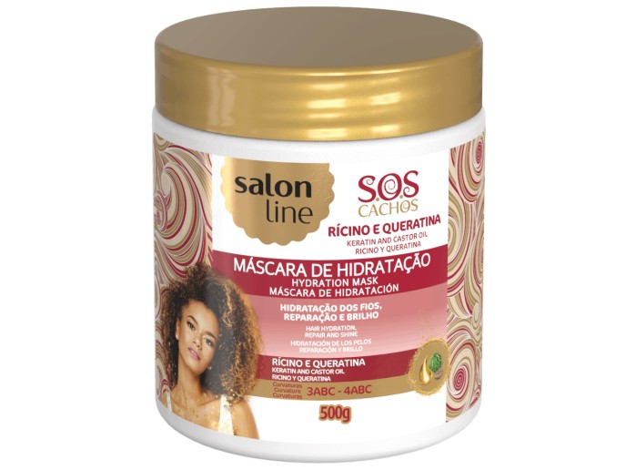 Salon Line M�scara R�cino e Queratina 500g