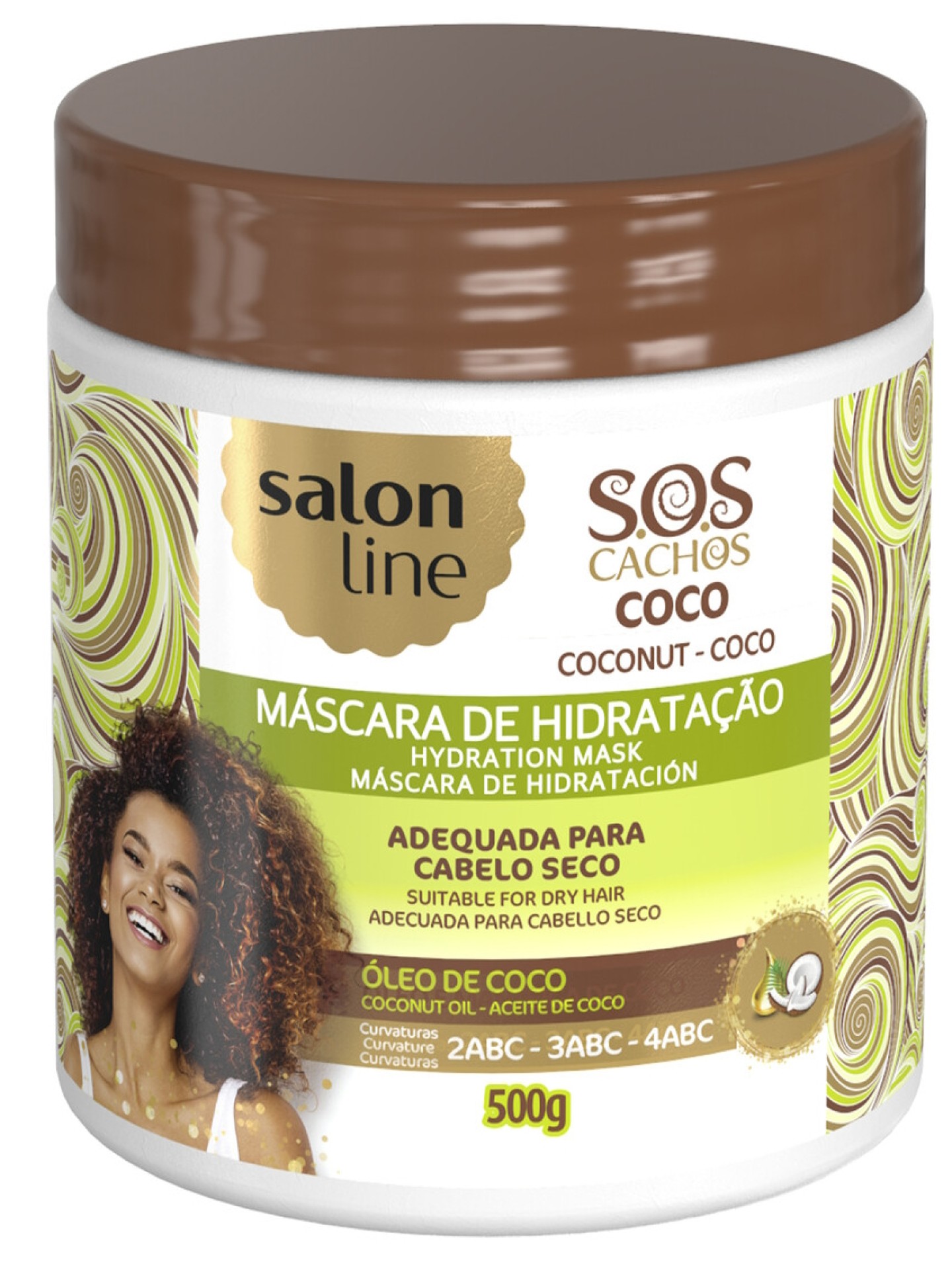 Salon Line Máscara Óleo de Coco 500g