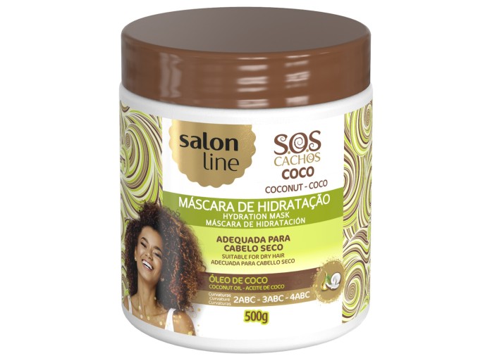 Salon Line Máscara Óleo de Coco 500g
