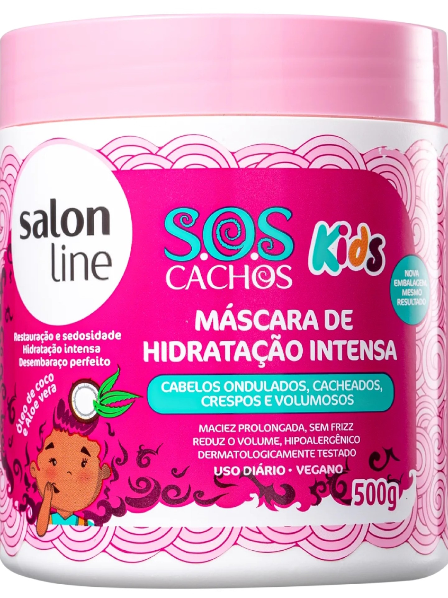 Salon Line Máscara Kids Hidratação 500g