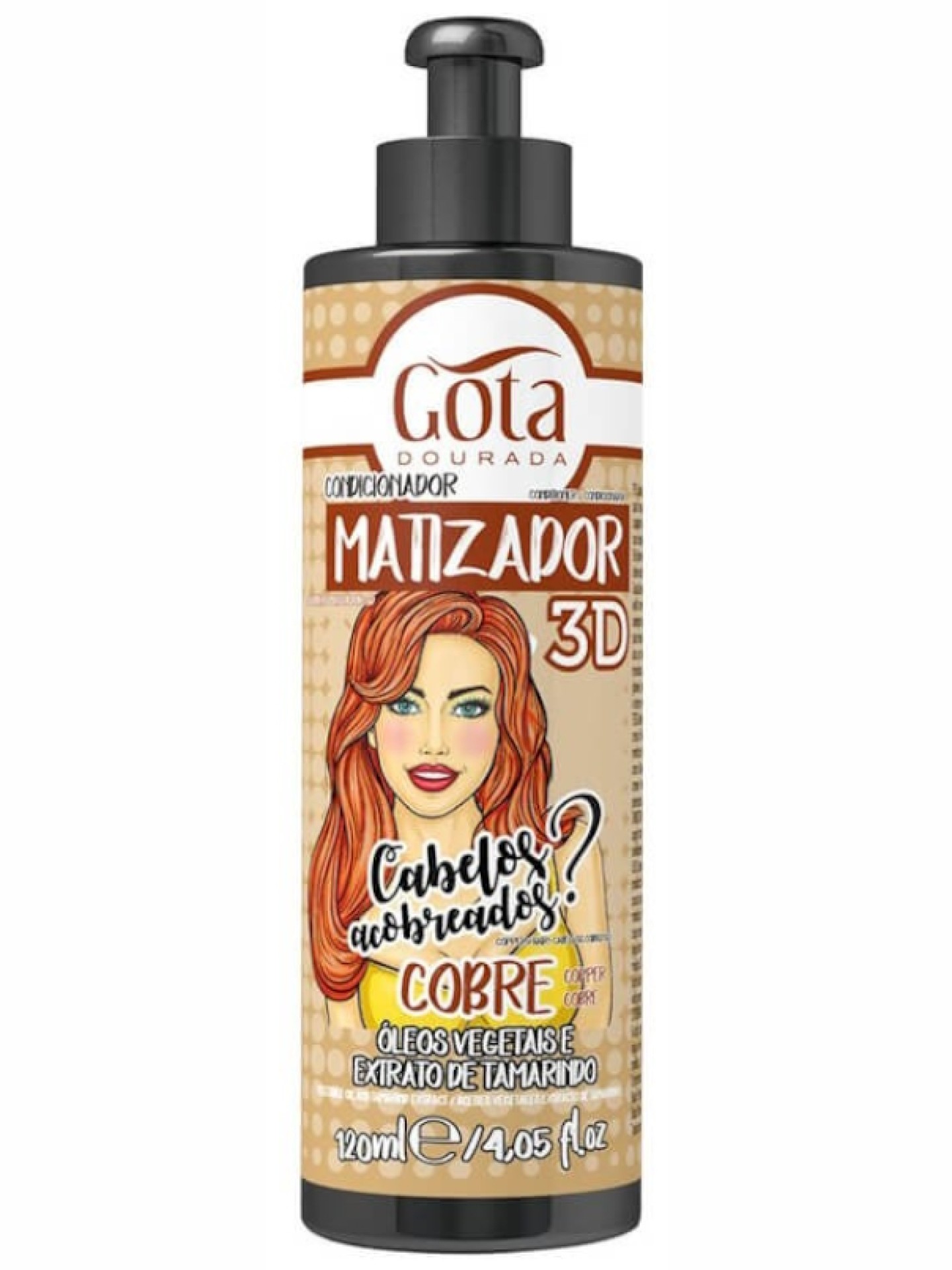 Gota Dourada Matizador 3D Cobre 300ml
