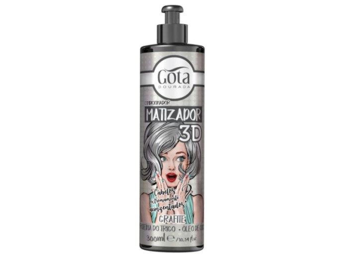 Gota Dourada Matizador 3D Grafite 300ml