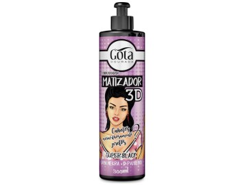 Gota Dourada Matizador 3D Super Black 300ml