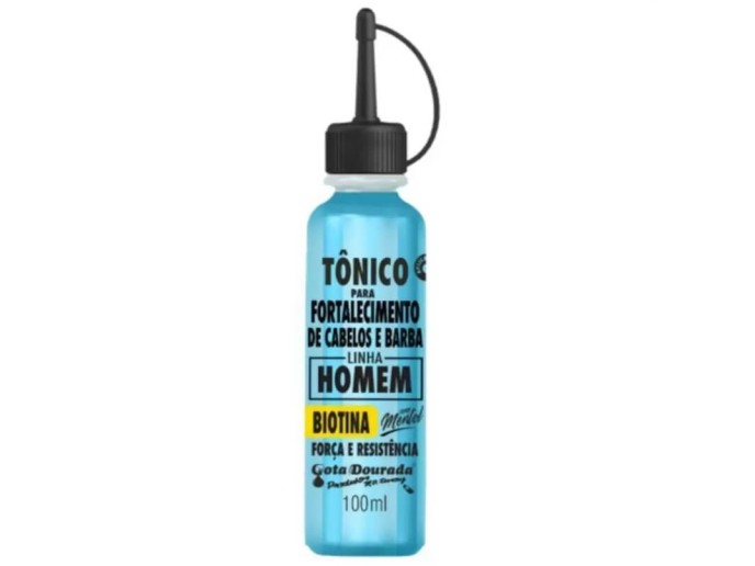Gota Dourada Tónico Fort. Cabelo & Barba Biotina 100ml